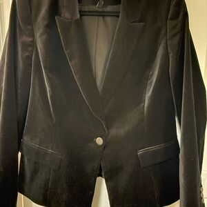 White House Black Market Velvet Blazer